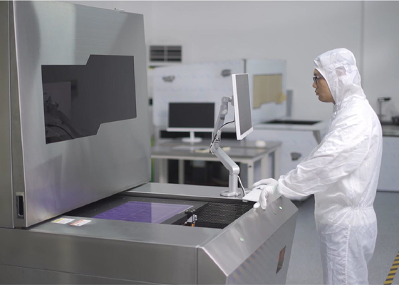 Mesin Pencitraan Langsung Laser Seluler 2540dpi 133LPI Panel Penutup Kaca 3D
